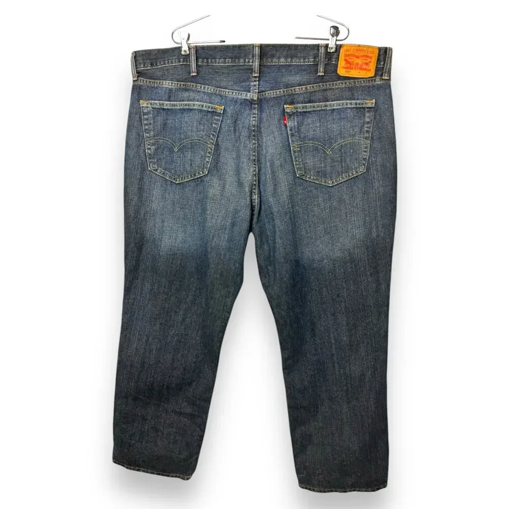 Levi’s 559 Relaxed Straight Jeans 46x30 (28) Big Tall Mid Wash Cotton Workwear